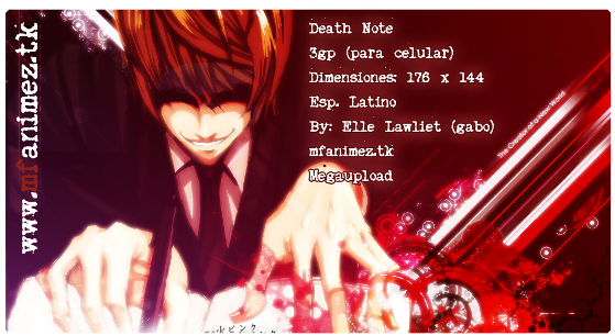 Death Note MU3gp para celularespaÃ±ol latino10mb