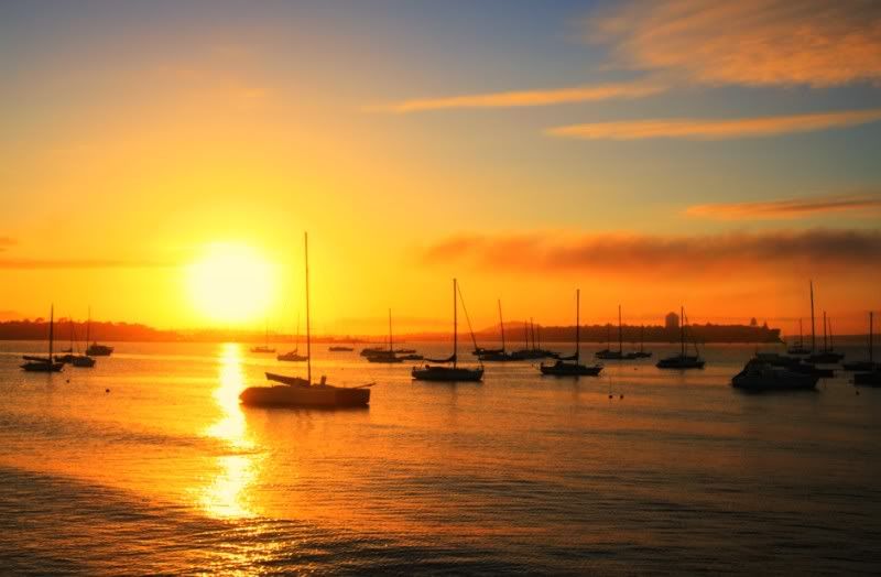 Sunrise & Boats Pictures, Images and Photos