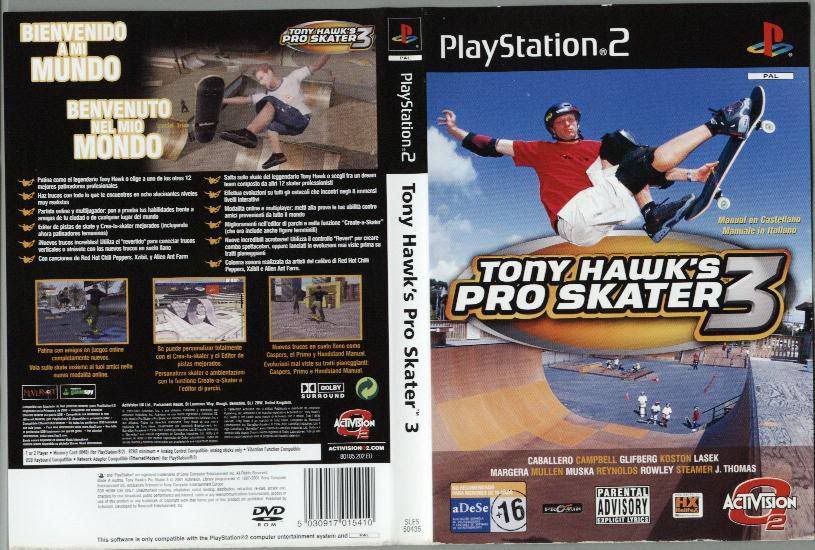 Tony Hawk's Pro Skater 3 PS2