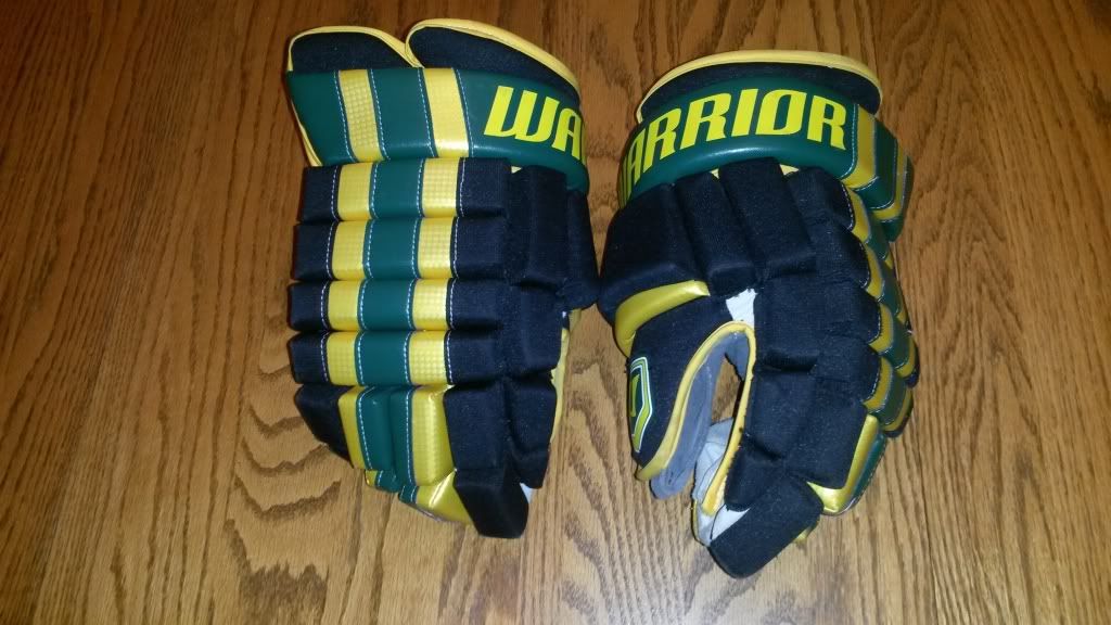 Custom Warrior Franchise Gloves For Sale Pro Stock Hockey