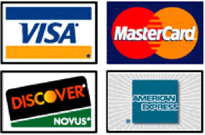 Credit Card Logos. Wicked Tickets