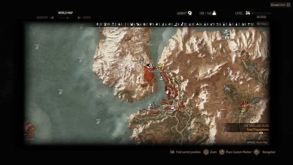 Locations of LOCKED Chest upon 100 game completion, Keeping Update. Forums CD PROJEKT RED
