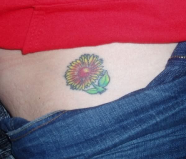 sunflower tattoo. sunflower tattoo