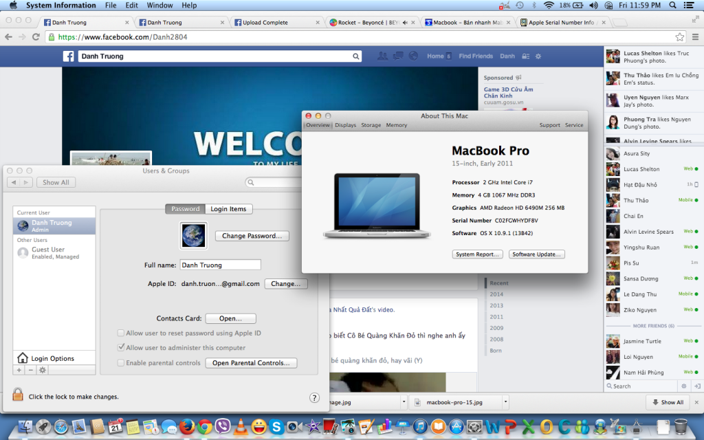 Macbook Pro - Core Quad i7 - 15.4inches - 1