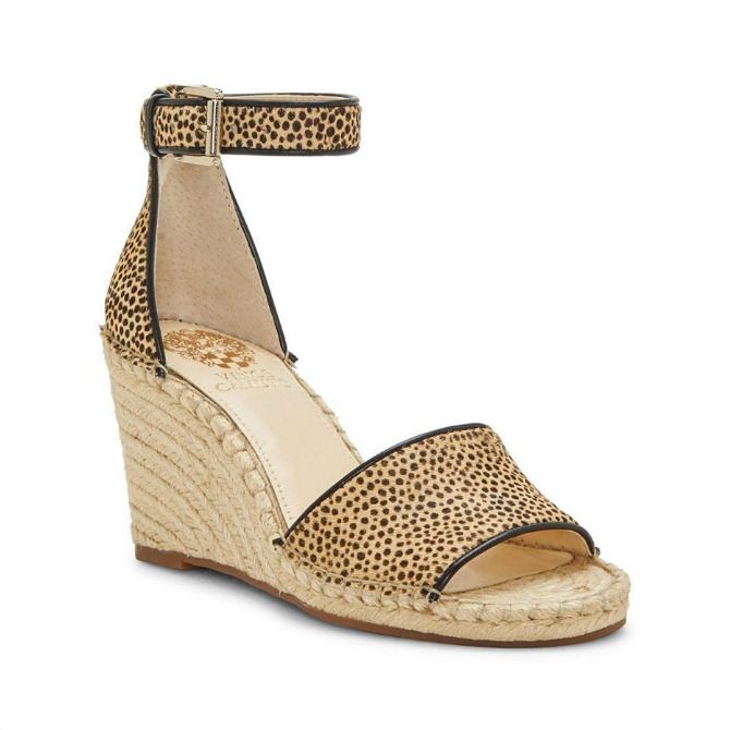 breshan ankle strap espadrille wedge