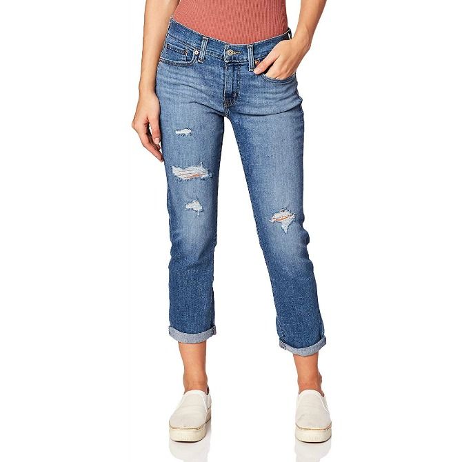 ladies levi boyfriend jeans