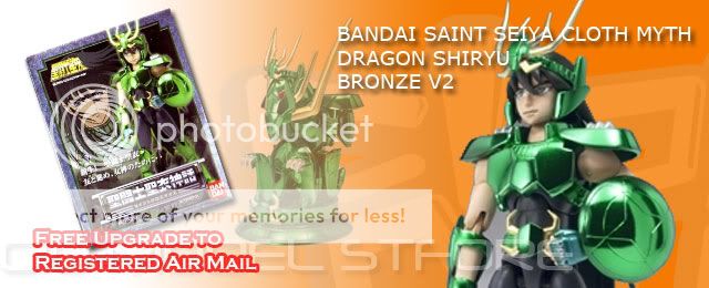 BANDAI SAINT SEIYA CLOTH MYTH DRAGON SHIRYU BRONZE V2  