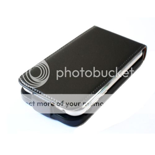 iPhone 3G 3GS echte Leder Tasche Case Hülle Cover Schale Etui schwarz