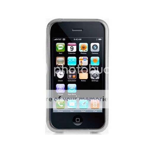 iphone 3G S Silikon TPU Case Hülle Schale Etui schwarz