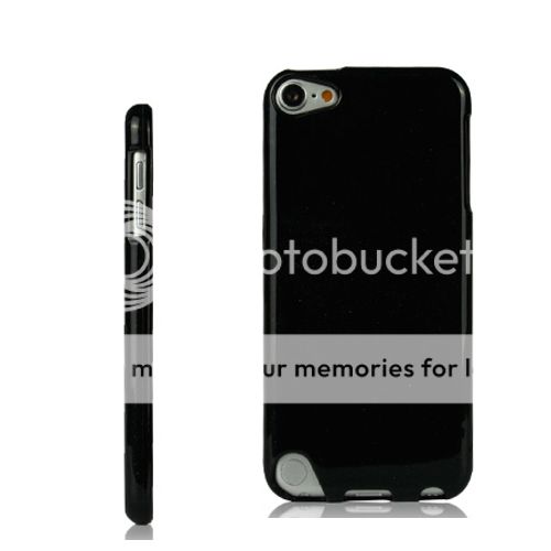 iPod Touch 5 5G TPU Silikon Tasche Hülle Etui Case Cover schwarz